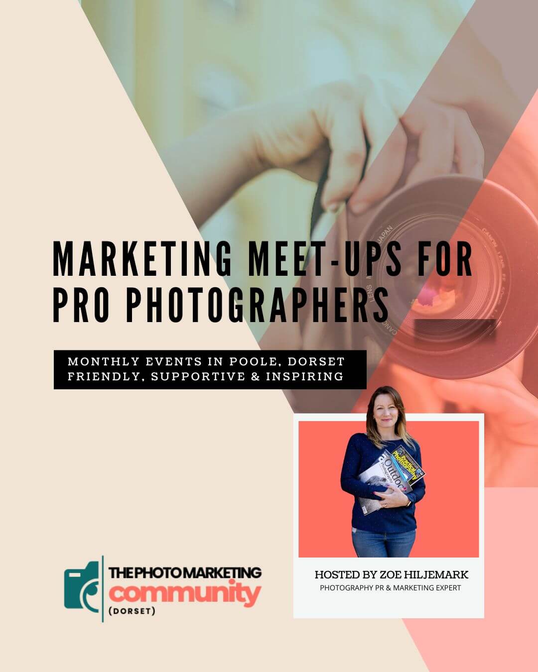 marketing support and networking for professional photographers in Poole, Dorset