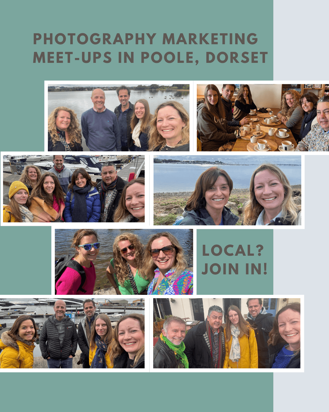 Local photography marketing meet ups in Poole Dorset