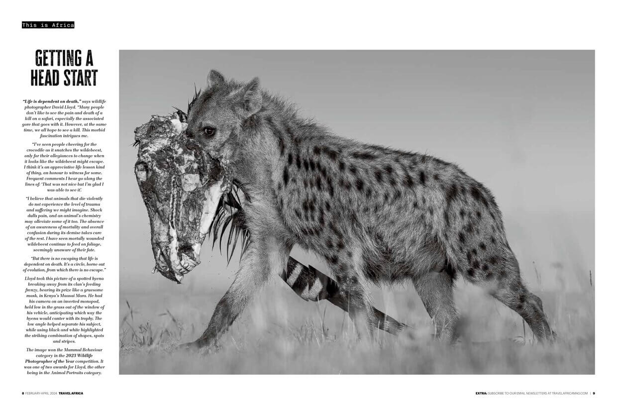 Travel Africa Magazine featuring David Lloyd Photography 