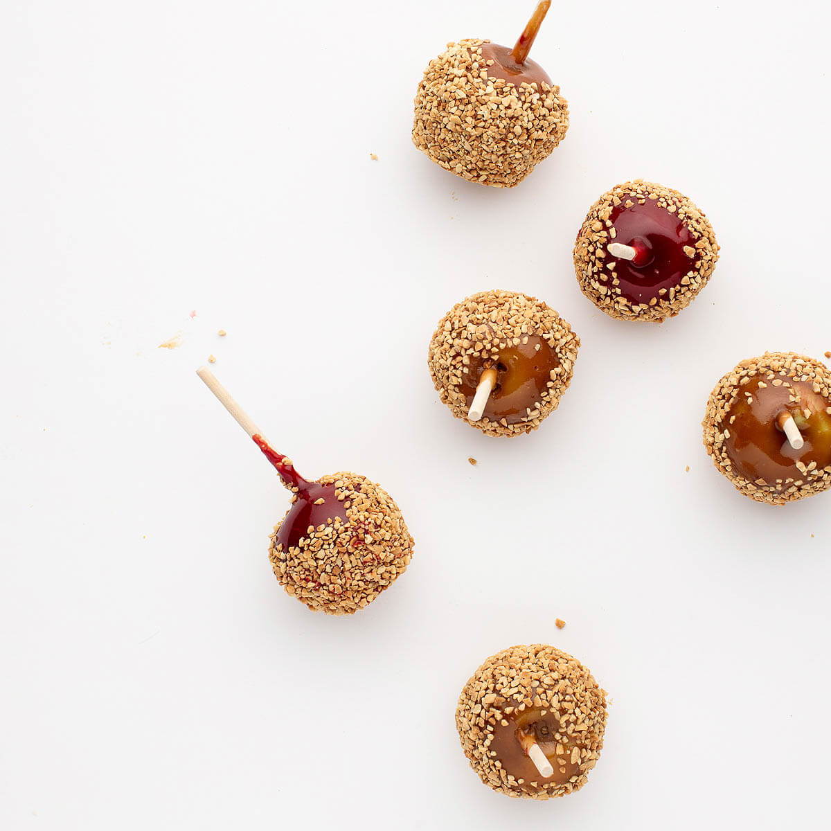 Toffee apples are commonly enjoyed in October